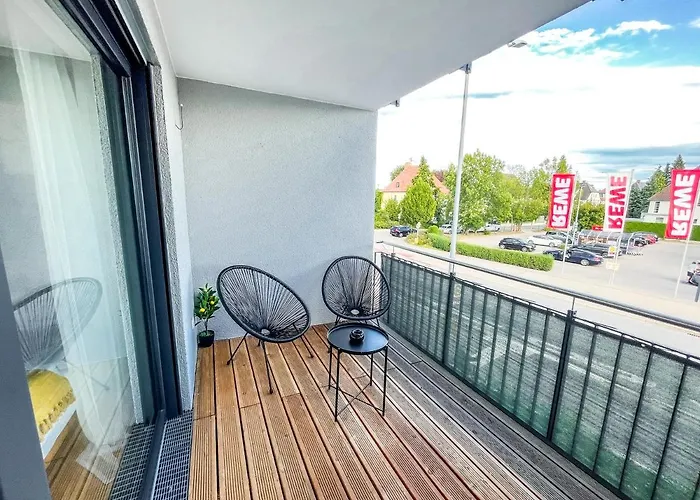 Lejlighed Sunset Club - Kueche - Balkon - Parken Memmingen
